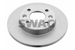 Тормозной диск для RENAULT SANDERO/STEPWAY I (BS_) 1.4 2009-, код двигателя K7J710, V см3 1390, кВт 55, л.с. 75, бензин, Swag 60909071