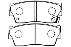 Колодки тормозные, комплект, передние для RENAULT LATITUDE (L70_) 2.0 dCi 2011-, код двигателя , V см3 1995, кВт 130, л.с. 177, Дизель, SUZUKI 5581080J51