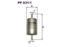 Фильтр топливный Filtron для RENAULT AVANTIME (DE0_) 3.0 V6 (DE04, DE0T) 2001-2003, код двигателя L7X 720,L7X 721, V см3 2946, кВт 152, л.с. 207, бензин, Filtron PP8311