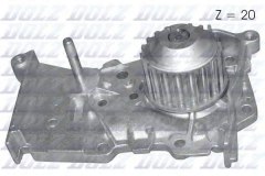 Насос водяного охлаждения для RENAULT LAGUNA III Grandtour (KT0/1) 1.6 16V (KT0D) 2007-, код двигателя K4M824, V см3 1598, КВт81, Л.с.110, бензин, Dolz R216