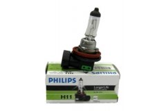 Лампа H11 (55W) PGJ19-2 Long Life EcoVision 12V 12362LLECO C1 36194044 для RENAULT LAGUNA II (BG0/1_) 1.8 16V (BG0B, BG0M) 2001-, код двигателя F4P770,F4P773, V см3 1783, кВт 88, л.с. 120, бензин, Philips 12362LLECOC1
