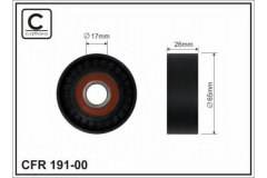 30686ASAM_ролик натяжной ремня генератора Logan для RENAULT MEGANE III Grandtour (KZ0/1) 1.6 16V Bifuel (KZ03) 2008-, код двигателя K4M 866, V см3 1598, кВт 81, л.с. 110, Бензин/автогаз (LPG), ASAM-SA 30686